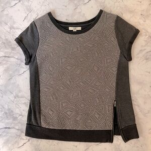 Ya Los Angeles Quilted Zipper Sweatshirt S